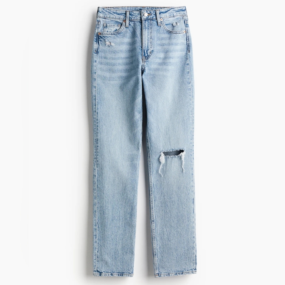 H&M Slim Straight High Ankle Jeans, size 34